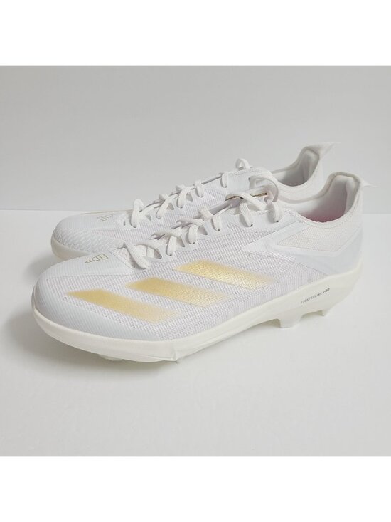 NEW Adidas Adizero Electric+ TPU Baseball Cleats IF3265 Size 10 White main image 9